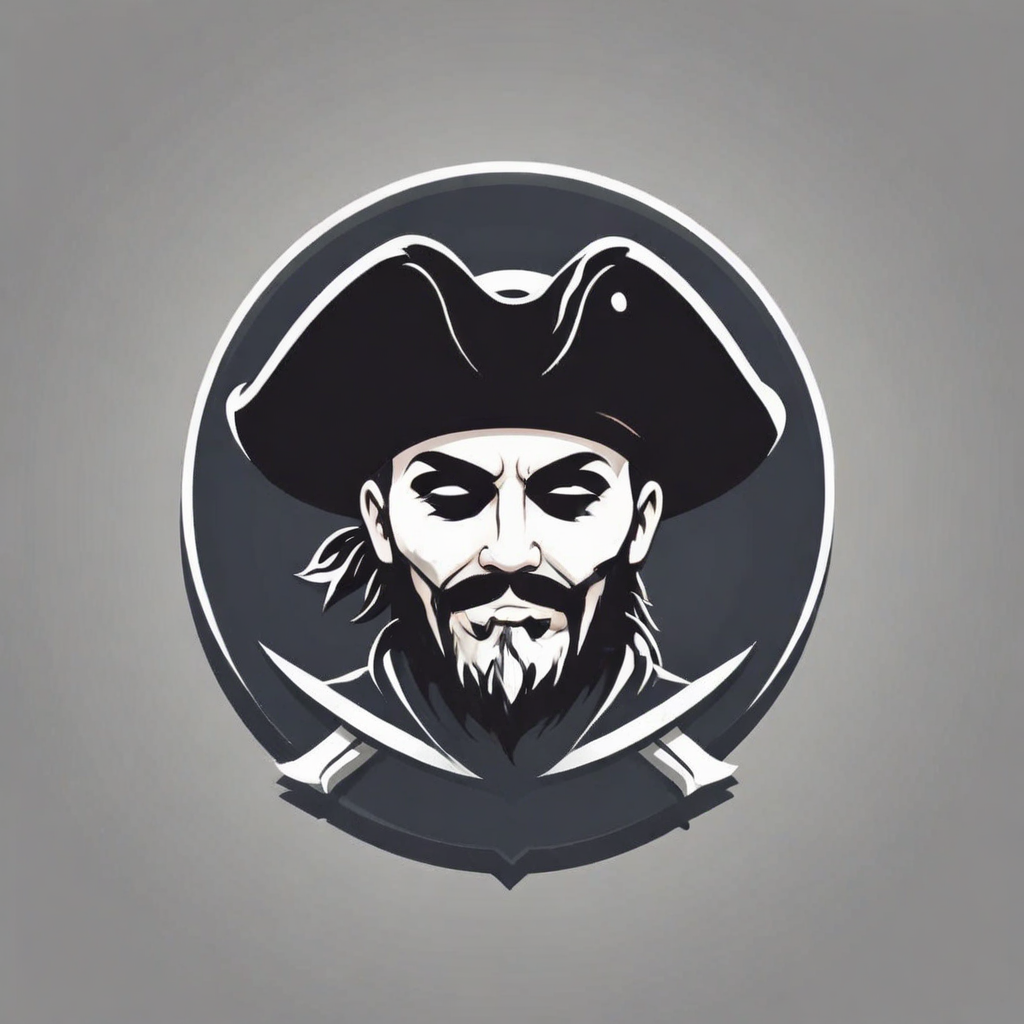 Pirate emblem logo created in Mars Ind - Imaging